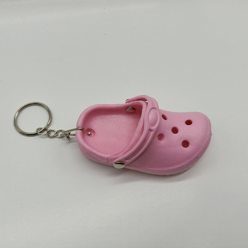 Wholesale Mini Slippers Hole Shoes EVA Keychain